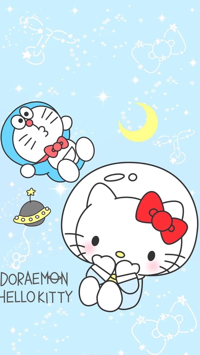 Detail Foto Hello Kitty Dan Doraemon Nomer 5