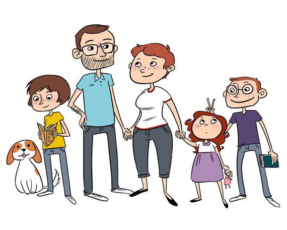 Detail Familienbild Comic Nomer 2