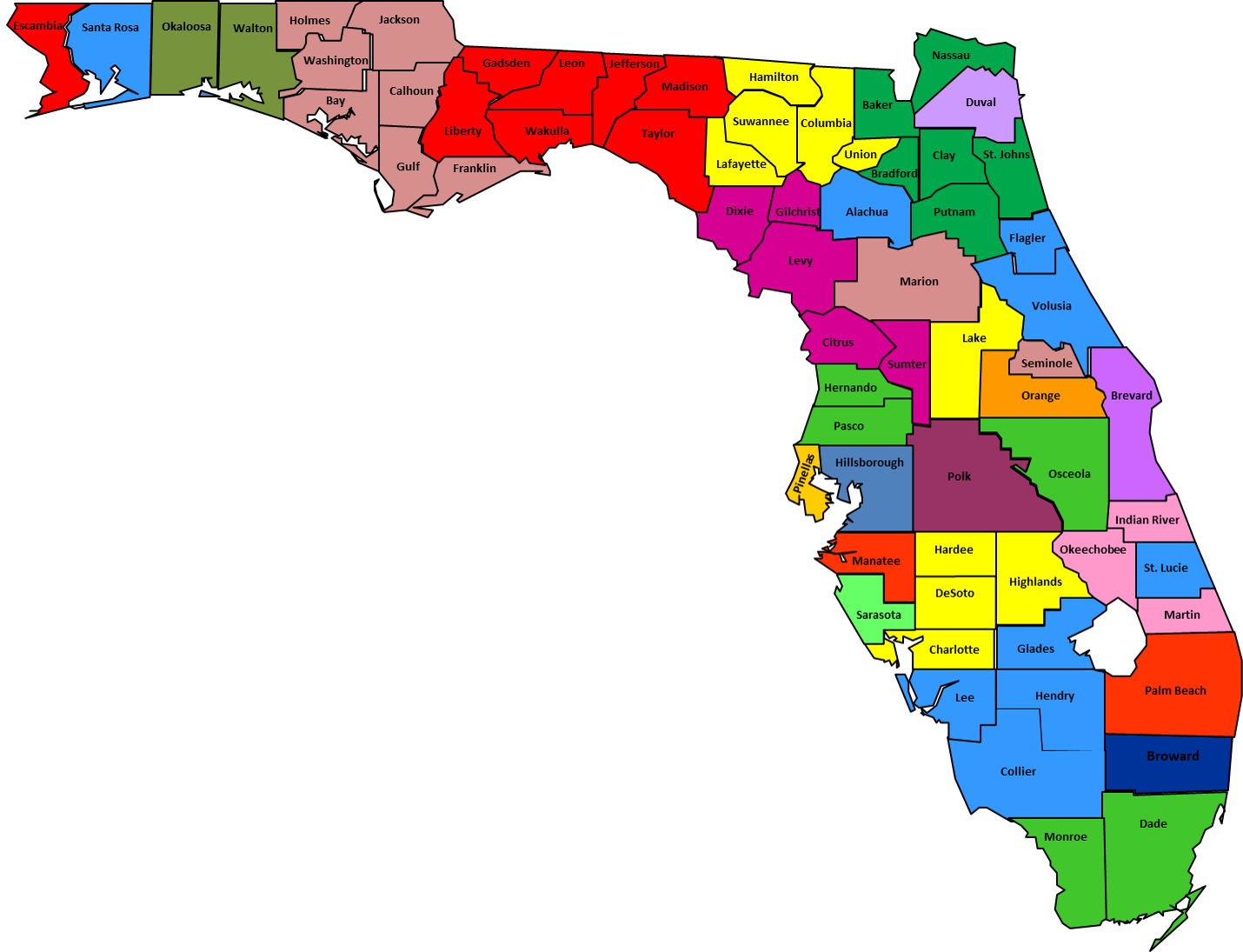 Detail Florida Karte Nomer 11