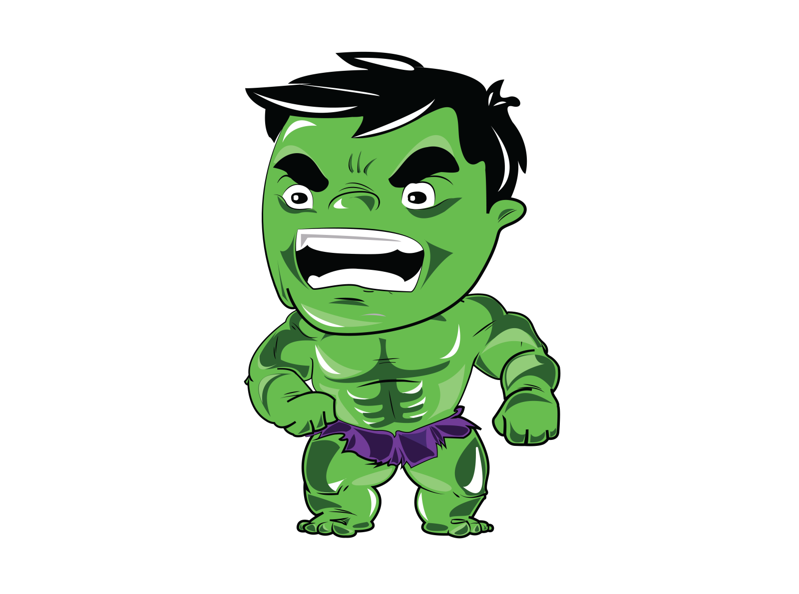 Detail Hulk Vector Nomer 8