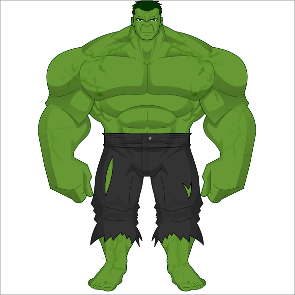 Detail Hulk Vector Nomer 10
