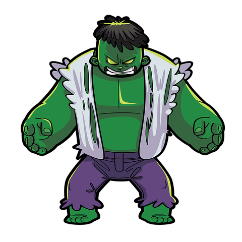 Detail Hulk Vector Nomer 17