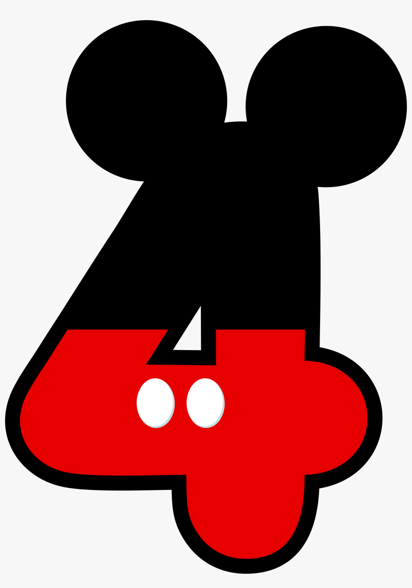 Detail Mickey Mouse Number Nomer 3