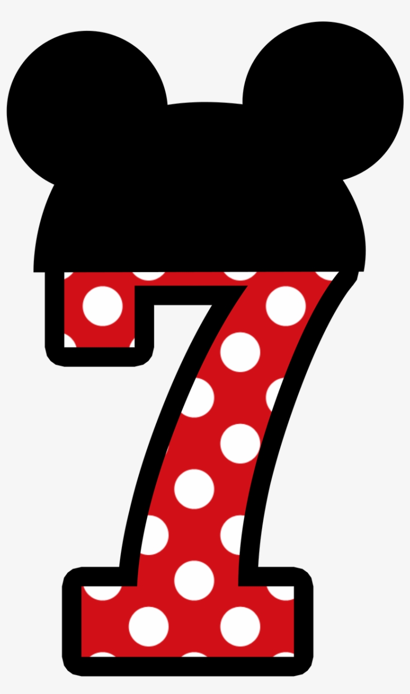 Detail Mickey Mouse Number Nomer 4