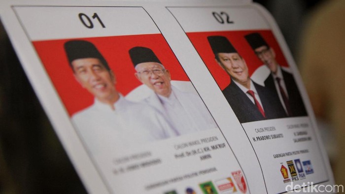 Detail Foto Surat Suara Pilpres 2019 Nomer 13