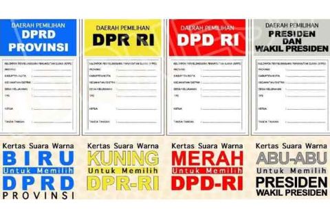 Detail Foto Surat Suara Pilpres 2019 Nomer 14