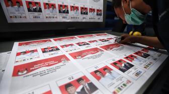 Detail Foto Surat Suara Pilpres 2019 Nomer 21