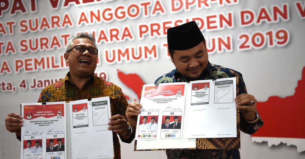 Detail Foto Surat Suara Pilpres 2019 Nomer 22