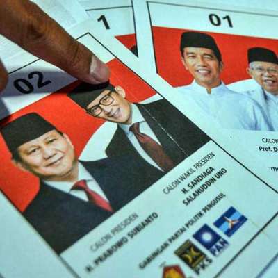 Detail Foto Surat Suara Pilpres 2019 Nomer 24