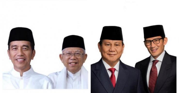 Detail Foto Surat Suara Pilpres 2019 Nomer 43