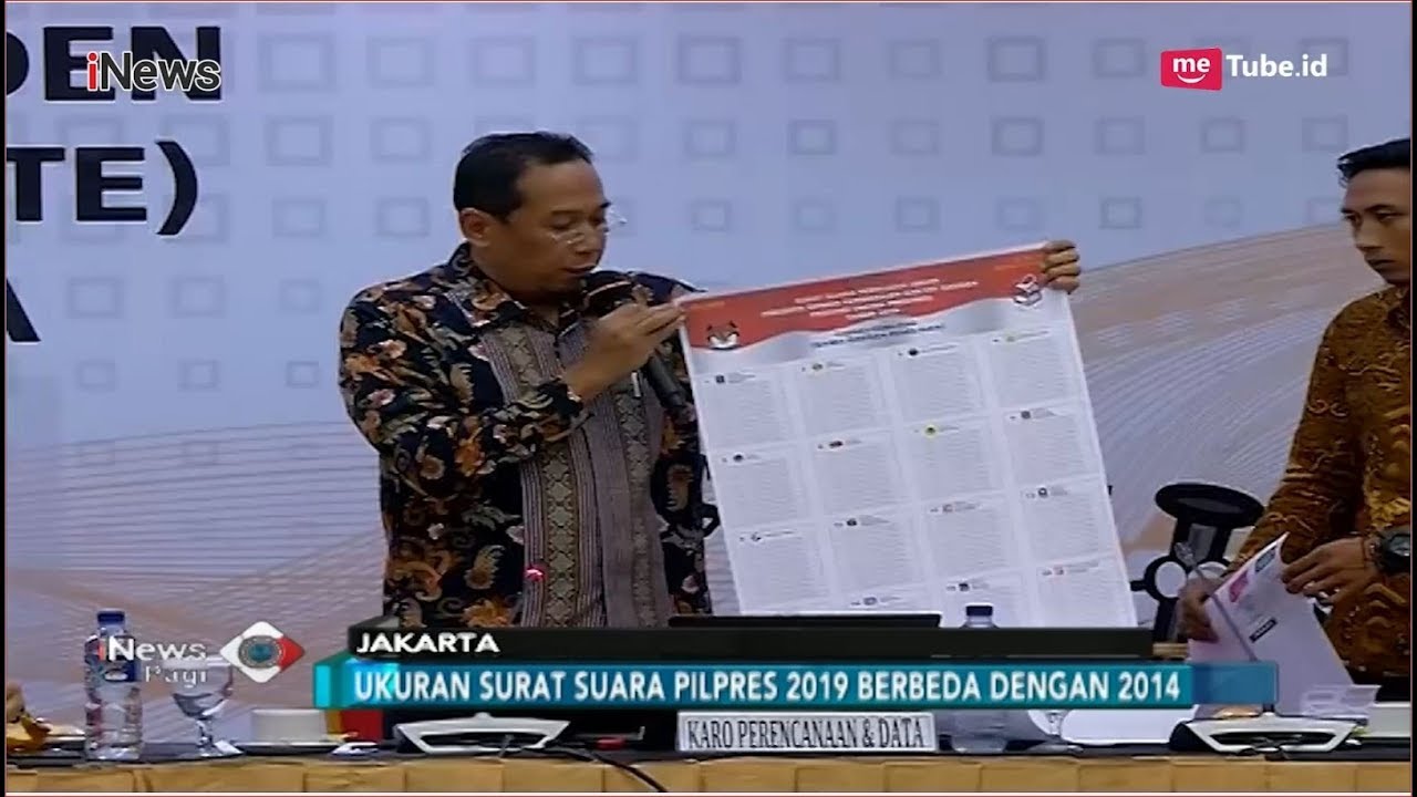 Detail Foto Surat Suara Pilpres 2019 Nomer 47