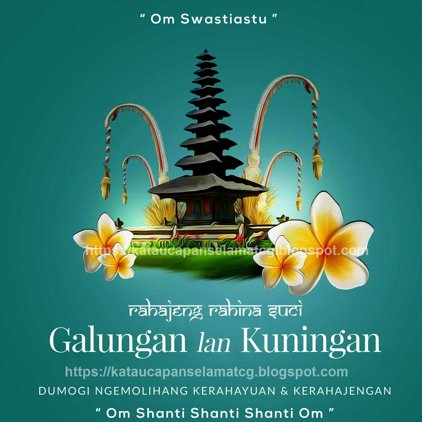 Foto Ucapan Selamat Hari Raya Galungan - KibrisPDR