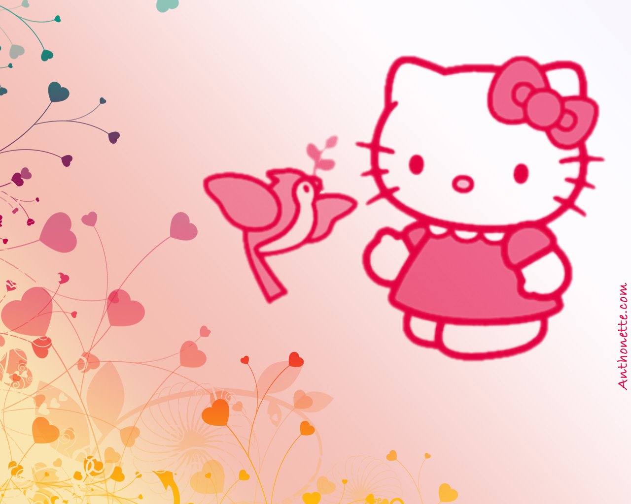 Detail Foto Wallpaper Hello Kitty Bergerak Nomer 53