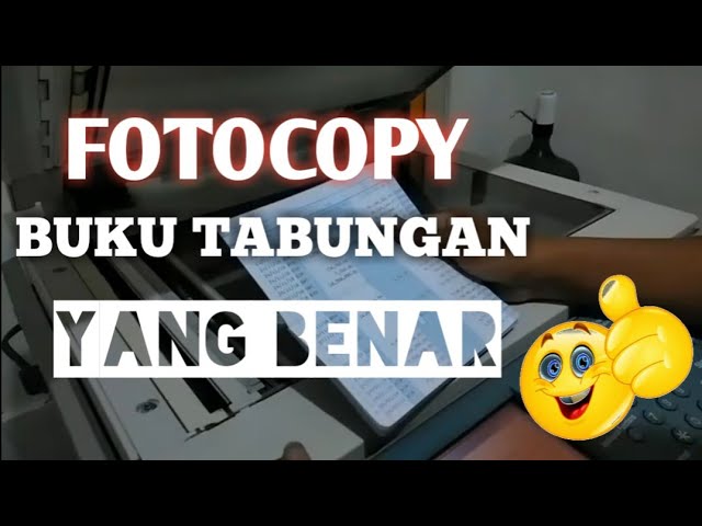 Detail Fotocopy Buku Rekening Nomer 2