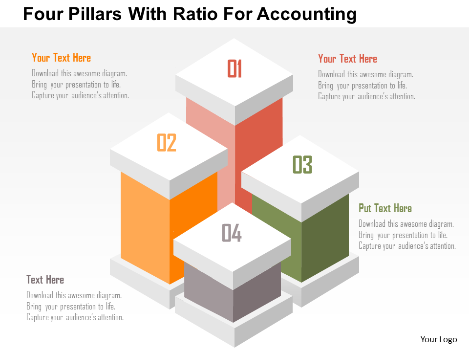 Detail Four Pillars Powerpoint Template Nomer 15