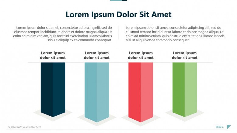 Detail Four Pillars Powerpoint Template Nomer 19