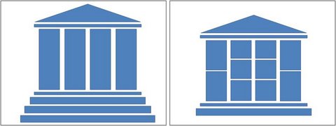 Detail Four Pillars Powerpoint Template Nomer 45