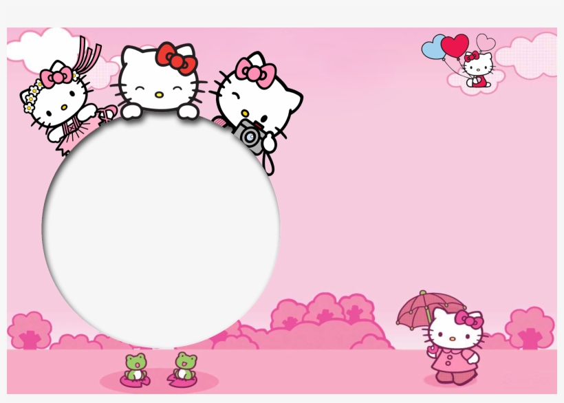 Detail Frame Foto Hello Kitty Png Nomer 19