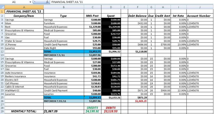 Detail Free Accounting Excel Template Nomer 3