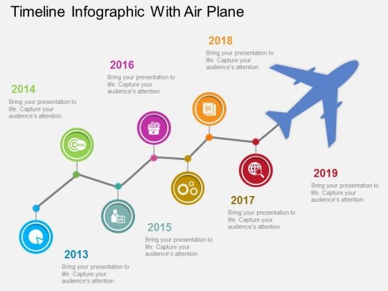 Detail Free Airplane Powerpoint Template Nomer 51