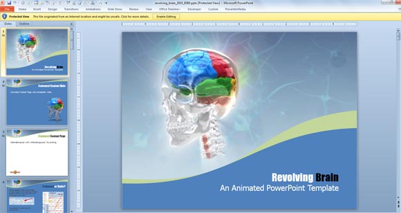 Detail Free Animated Powerpoint Template Ppt Nomer 30