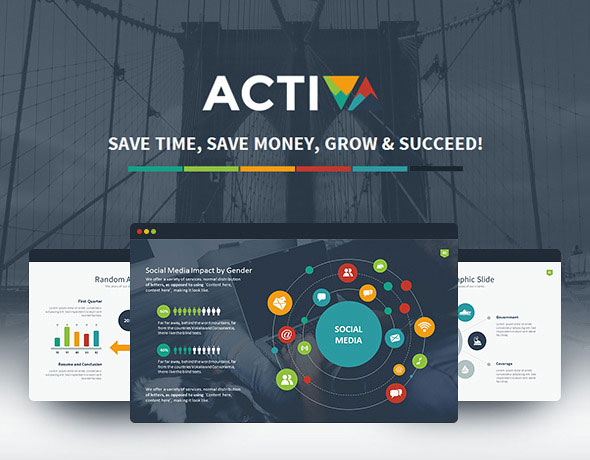 Detail Free Animation Powerpoint Template Nomer 23