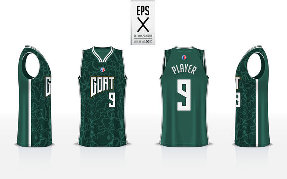 Detail Free Basketball Jersey Template Psd Nomer 31