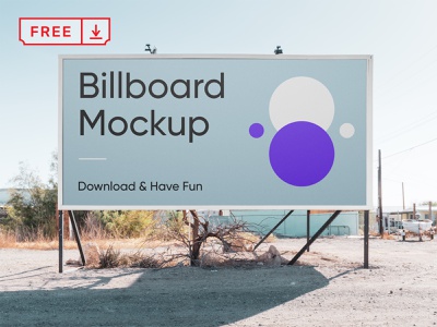 Detail Free Billboard Mockup Template Nomer 17