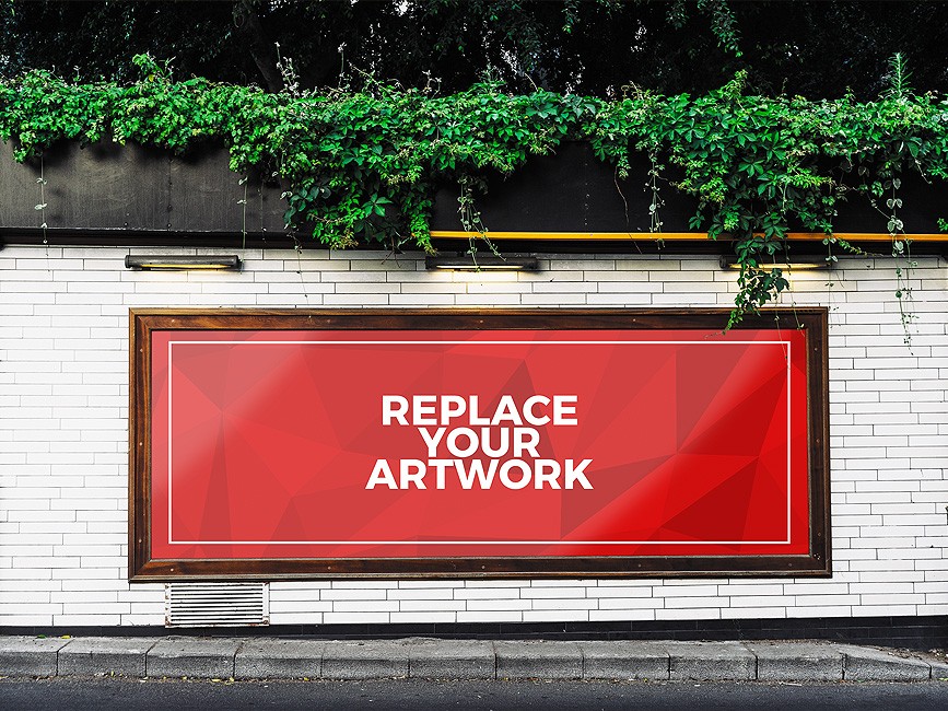 Detail Free Billboard Mockup Template Nomer 31