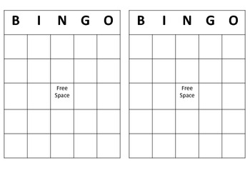 Detail Free Bingo Template Nomer 26