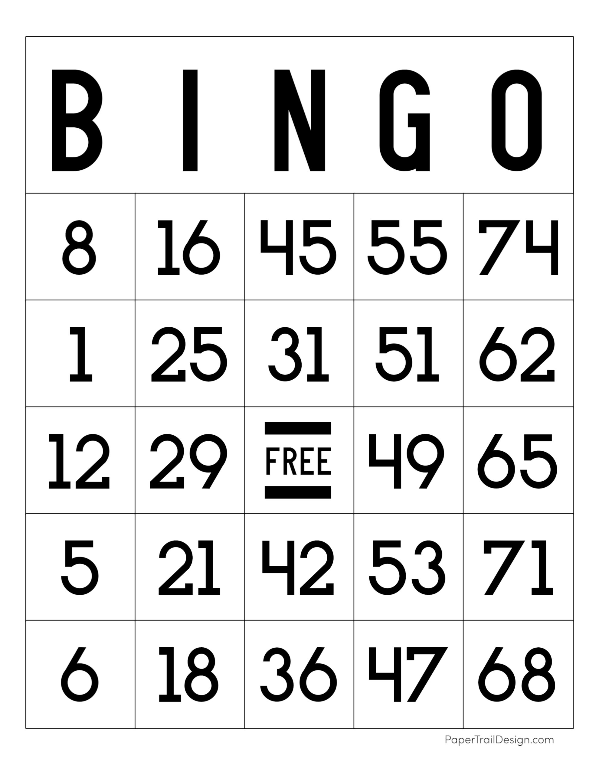 Detail Free Bingo Template Nomer 6