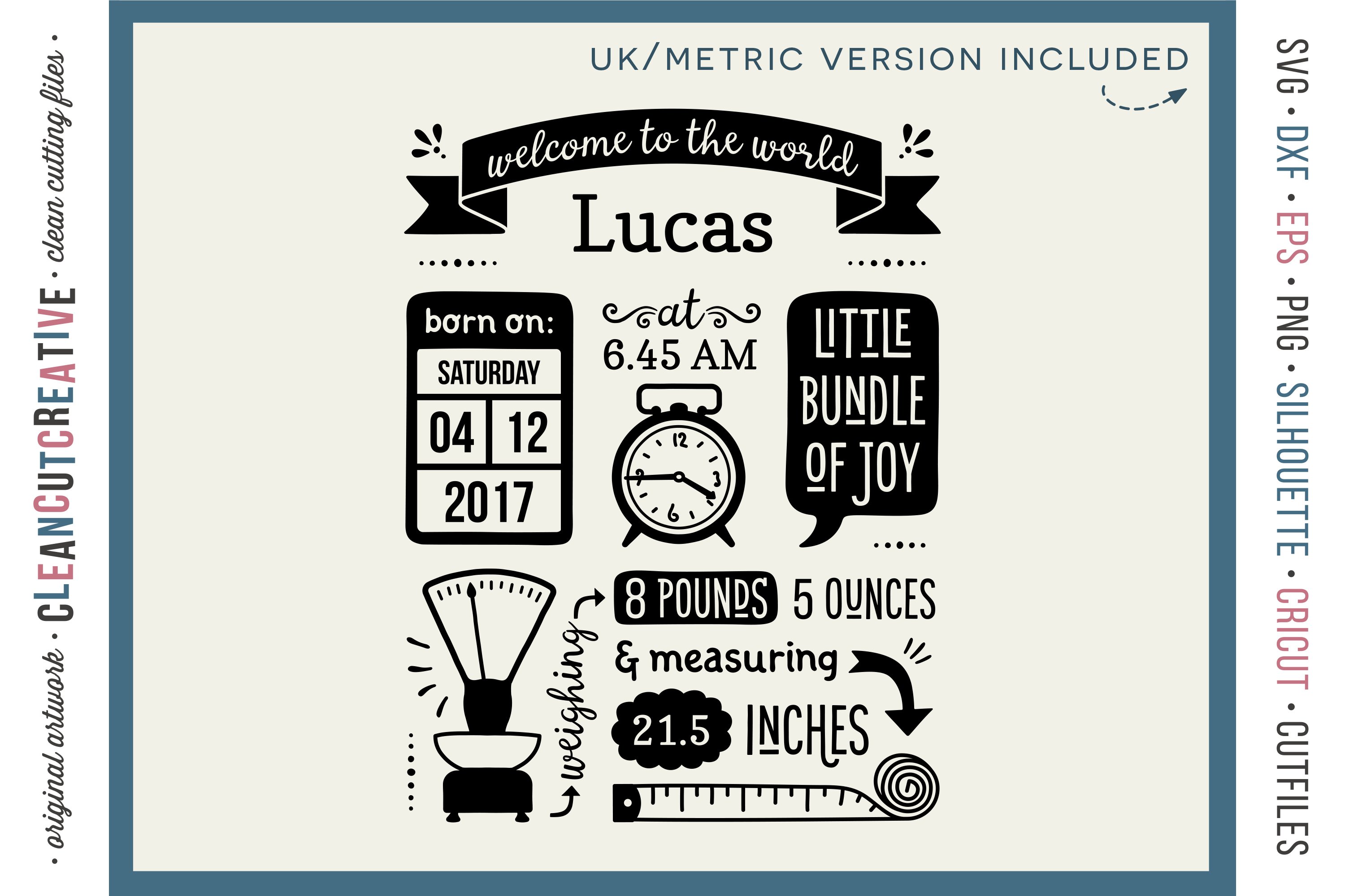 Detail Free Birth Announcement Template Nomer 30