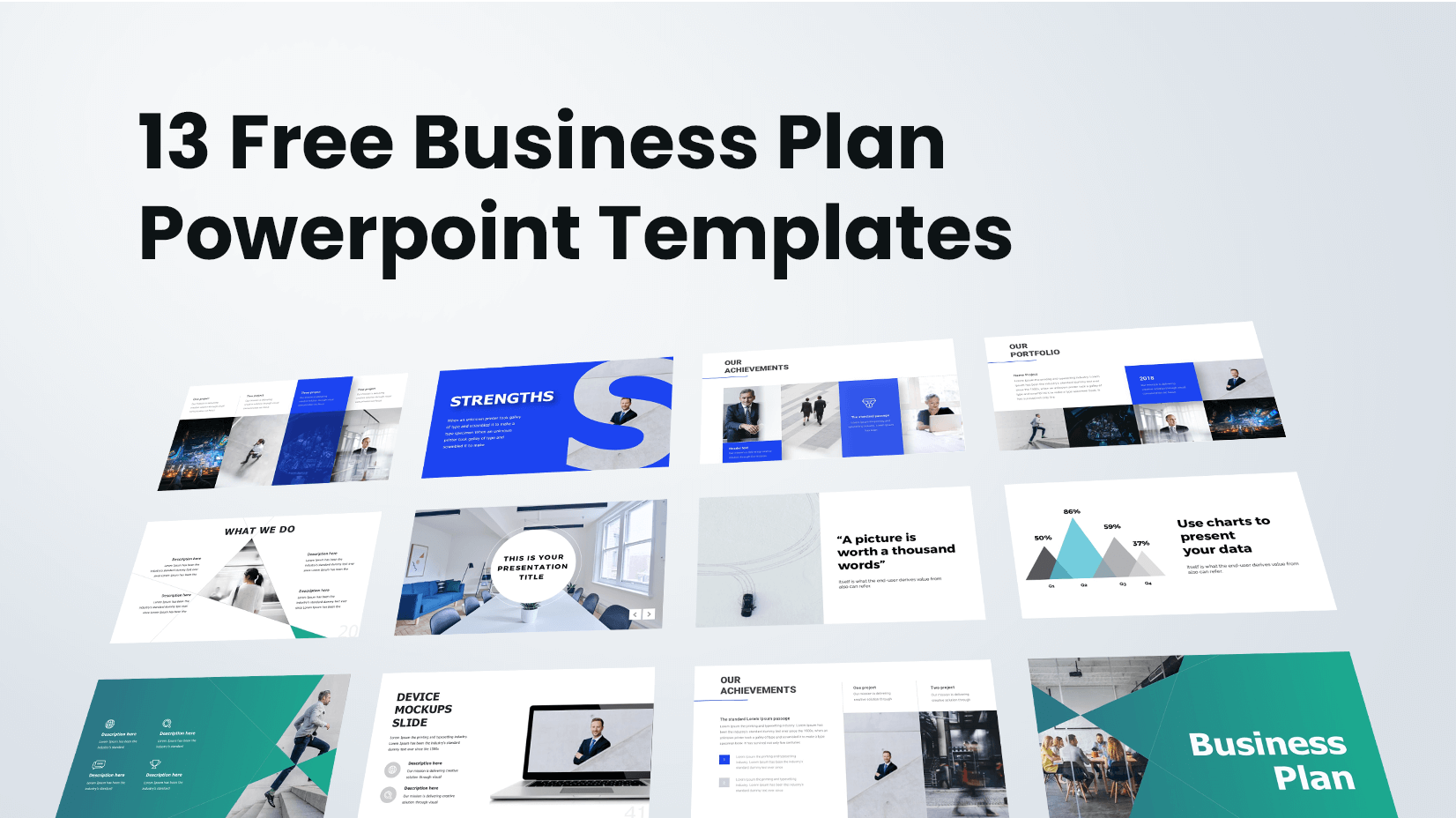 Free Business Pitch Powerpoint Template - KibrisPDR