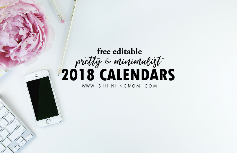 Detail Free Calendar Template 2018 Nomer 36