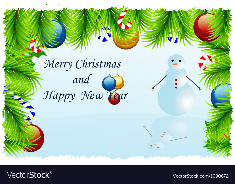 Detail Free Christmas Postcard Template Nomer 26