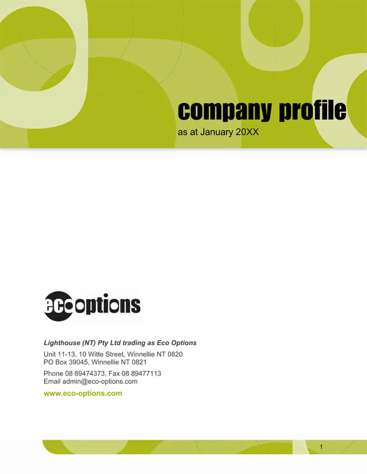 Detail Free Download Company Profile Template Word Format Nomer 14