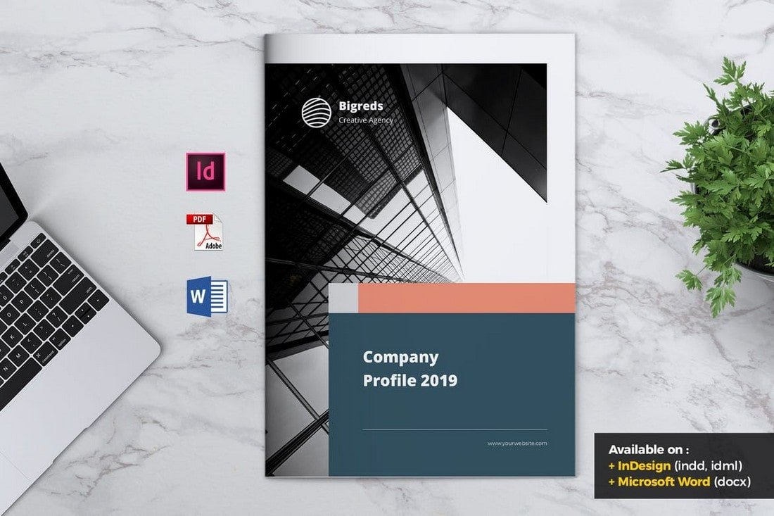 Detail Free Download Company Profile Template Word Format Nomer 4