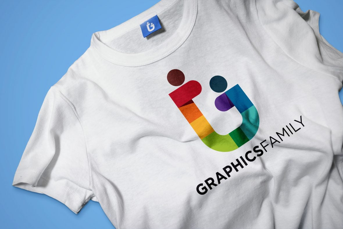 Free Download Logo Mockup Template Tshirt - KibrisPDR