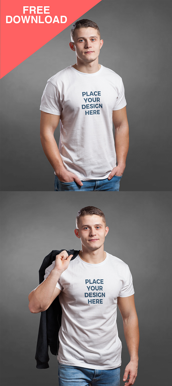 Detail Free Download Logo Mockup Template Tshirt Nomer 46