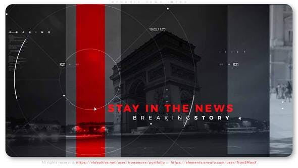 Detail Free Download News Intro Template Nomer 28