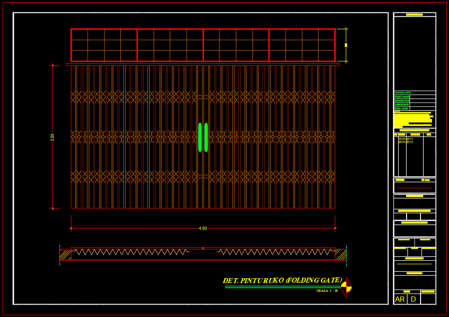 Detail Free Download Pintu Geser Dwg Nomer 33