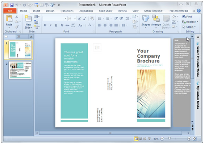 Detail Free Download Presenter Media Powerpoint Nomer 30