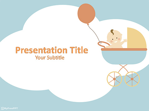 Detail Free Download Template Powerpoint Baby Nomer 2