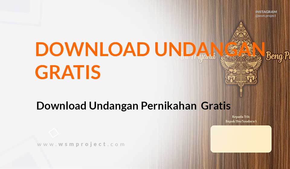 Detail Free Download Undangan Pernikahan Nomer 46