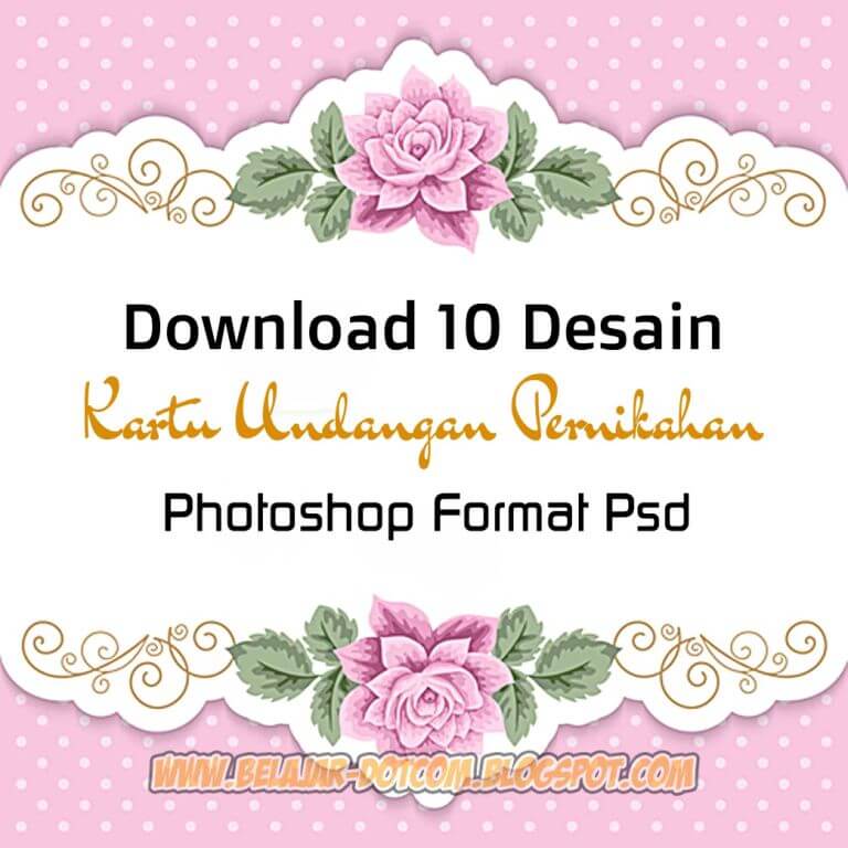 Detail Free Download Undangan Pernikahan Psd Nomer 14