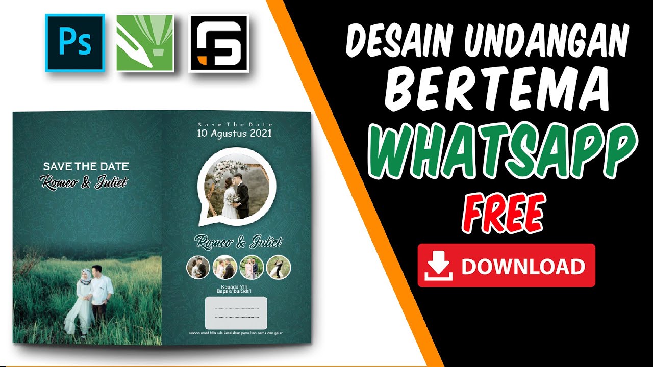 Detail Free Download Undangan Pernikahan Psd Nomer 45