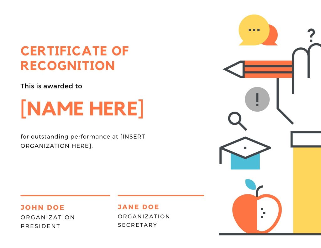 Detail Free Editable Certificate Of Appreciation Template Nomer 36