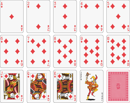 Detail Free Editable Playing Card Template Nomer 30
