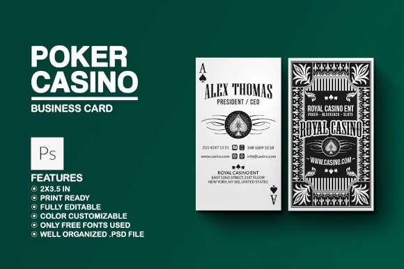 Detail Free Editable Playing Card Template Nomer 47