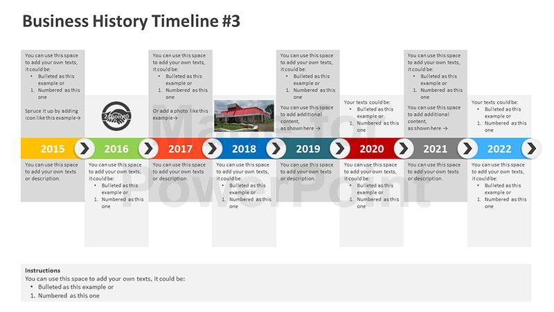 Detail Free Editable Timeline Template Powerpoint Nomer 33